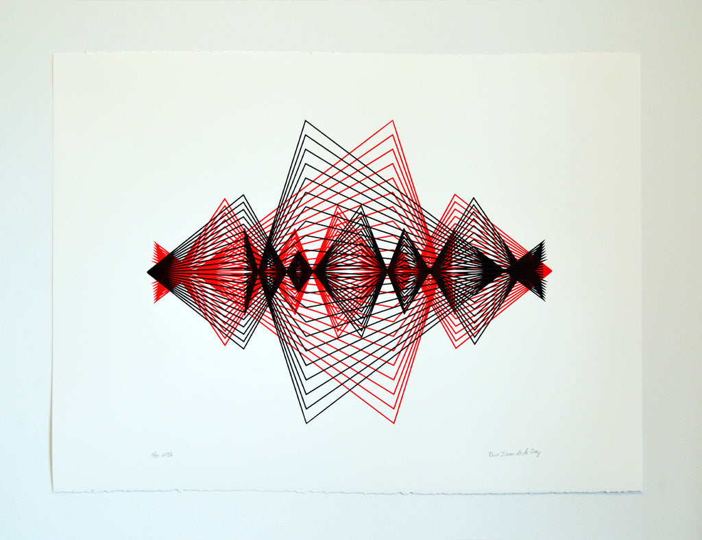 Red & Black Simetric Triangulation