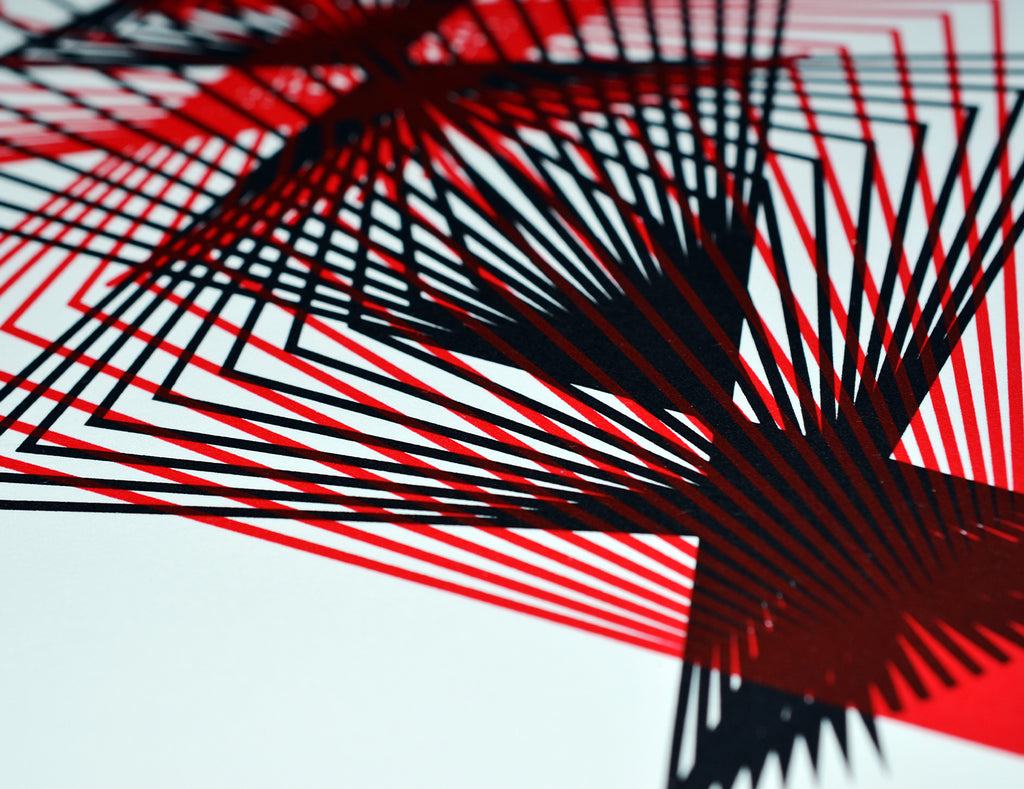 Red & Black Simetric Triangulation